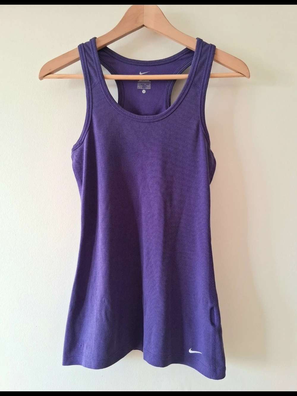 Nike Purple Racerback Performance Tank, Women Sz S